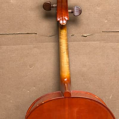 Yamaha VC5 4/4 Cello Outfit 2007 - Natural Poly Varnish (w/ Gig Bag) image 12