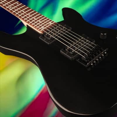 Cort KX Series Double Cutaway KX100 Electric Guitar Black Metallic image 12