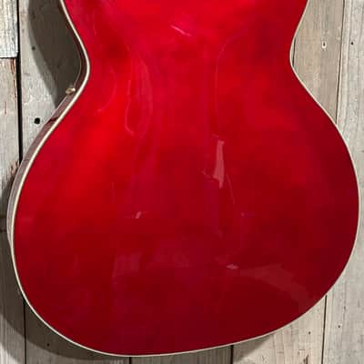 Washburn HB35-WRK Semi-Hollowbody Wine Red, Fantastic Tone, Professional Setup Hard Shell Case & Ships Fast Too ! image 10
