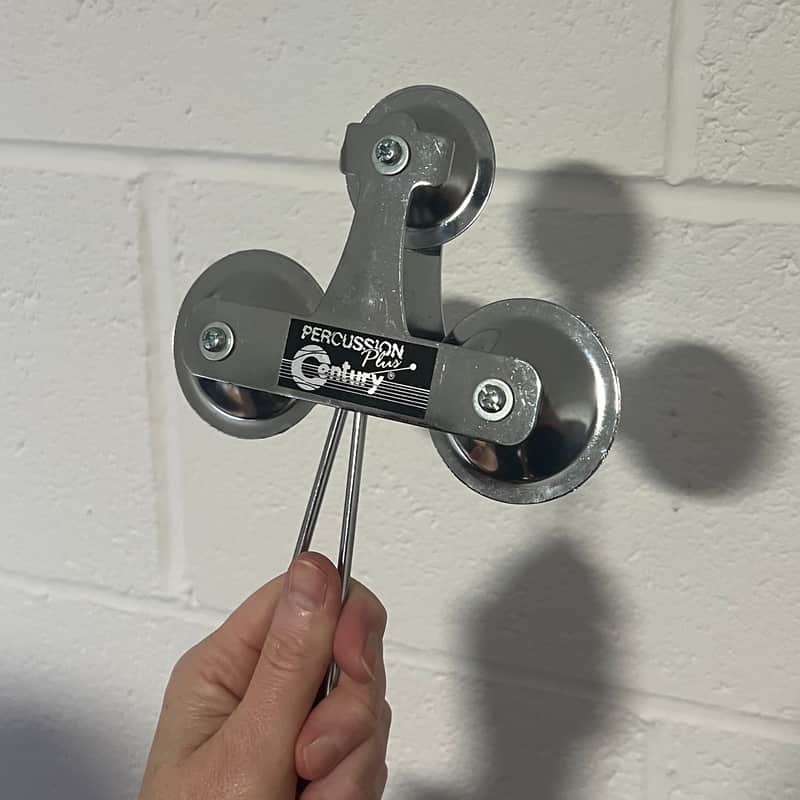 Percussion Plus PP738 - Three-cymbal handheld jingle stick image 1