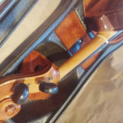 Josef Lorenz Luby Schonbach size 4/4 violin, Czech, Glasser Bow image 8