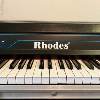 Rhodes Mark V Stage 73 73-Key Electric Piano 1984 Black image 8