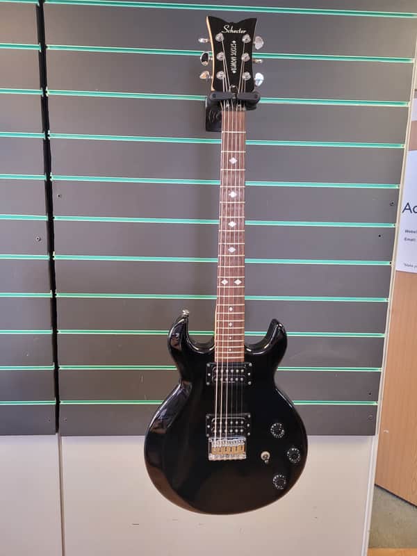 Schecter S1 Diamond Series 1999 Black Electric Guitar | Reverb