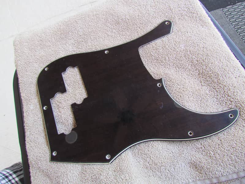 Fender Precision Bass Pickguard 1970's B/W/B Modified Fender Precision Bass Pickguard Project image 1