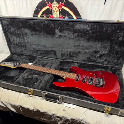 Hamer USA Centaura HSS Guitar with Reverse Headstock + Case - Metallic Candy Apple Red image 1