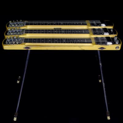 美品 Fender USA String Master Steel Guitar Fender Stringmaster T8 3-Neck Console Steel Guitar | Reverb