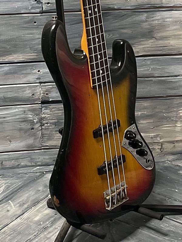 Used Greco JB 800 Japanese made 4 String Electric Bass with Gig