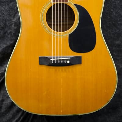 Yamaki YB-300 dreadnought acoustic guitar c 1970's Buffalo head