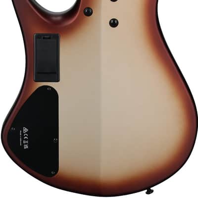 Ibanez Bass Workshop EHB600 Electric Bass Guitar - Charred Champagne Burst Matte image 6