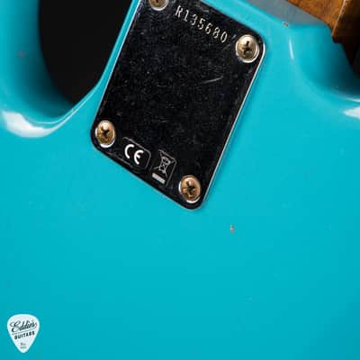 2024 - Fender Custom Shop 1964 Jazz Bass Journeyman Relic P/J - Taos Turquoise image 11