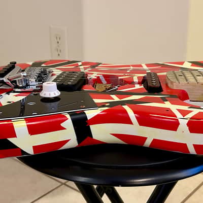 Eddie Van Halen Tribute Guitar Build, Frankenstein, Frankenstrat, EVH image 8