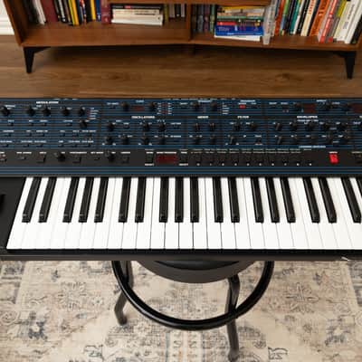 Sequential OB-6 49-Key 6-Voice Polyphonic Synthesizer 2018 - Present - Black with Wood Sides