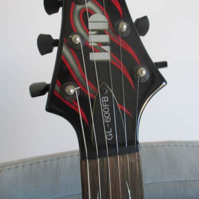 ESP LTD GL-600FB Signature George Linch 2004 - Black image 2