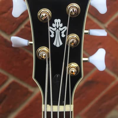 Ibanez AGB205 5-String Electric Bass Dark Violin Sunburst image 5