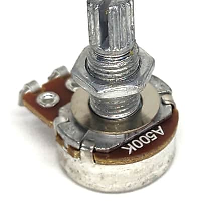 Set of 4 Squier Modders Dime Size A500K Split Shaft Potentiometer image 5