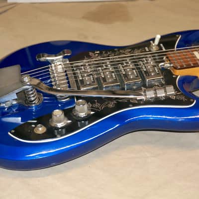 Teisco Del Rey ET-440 et440 Spectrum 4 Electric Guitar MIJ Made In Japan Vintage Blue image 8
