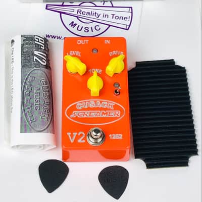 Cusack Music Screamer V2 overdrive, brand new, old stock with etched graphics! image 2