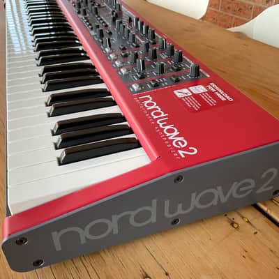 Nord Wave 2 61-Key 48-Voice Polyphonic Synthesizer 2013 - 2022 - Red image 8