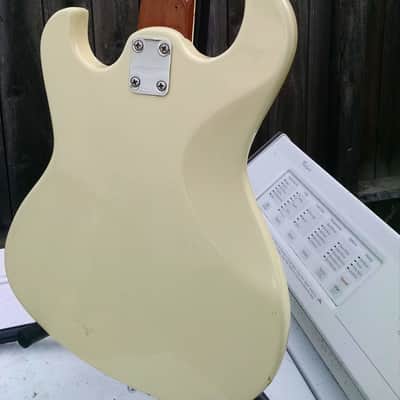 Teisco Bass 1960s White image 10