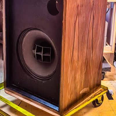 Altec Lansing 604 B duplex coaxial speakers with n1000b crossover restored early hi-fi 1949 - Grey crackle image 1