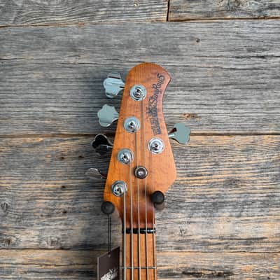 Ernie Ball Music Man StingRay Special 5 HH 5-String Bass - Soda Pink Sparkle image 4
