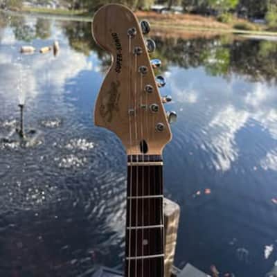 Squier Paranormal Super-Sonic 2021 - Present - Blue Sparkle image 5