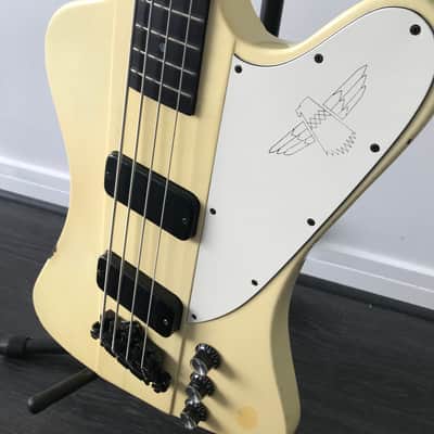 1989 Gibson Thunderbird white color image 7