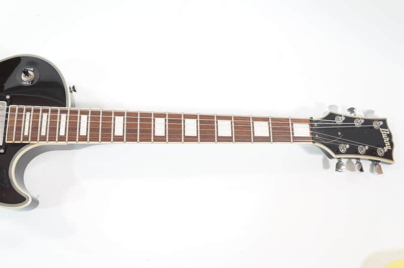 Burny BLC-85 Bigsby Tremolo Semi Hollow Les Paul Custom Type | Reverb