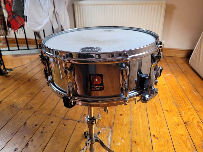 Premier 2000 snare early/mid 70s - Chrome over aluminium image 1