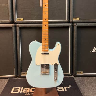 Fender Vintera '50s Telecaster with Maple Fretboard 2019 - 2023 - Sonic Blue image 2