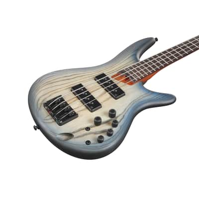 Ibanez Standard SR600E-CTF Cosmic Blue Starburst Flat - 4-String Electric Bass image 4