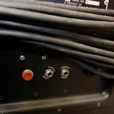 Kustom Stack K250-1 Bass Head Kustom 1-18B Cabinet and Kustom X1-18B Cabinet with Audio Power Module Early-mid 1970's - Black Tuck & Roll Naugahyde image 25