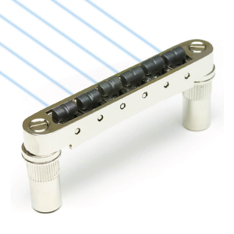 Graph Tech Ghost loaded Resomax NV 6mm Tune-o-matic Bridge - NICKEL PN-8863-N0 image 1