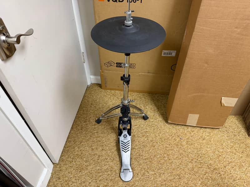 Roland VH-11 V-Hi-Hat 12 inch V-Drum Hi-Hat Cymbal Pad w/Yamaha Stand - E4B1208 image 1