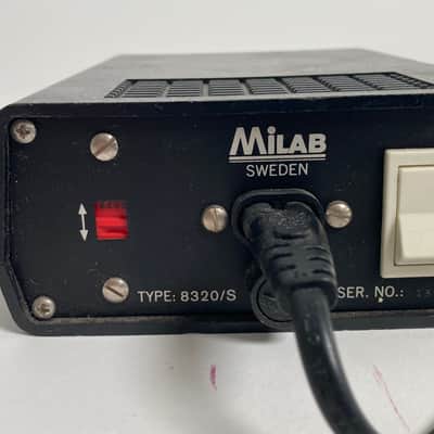Vintage Milab 8320/S Dual Phantom Power Supply – Made in Sweden – 110V/220V image 2