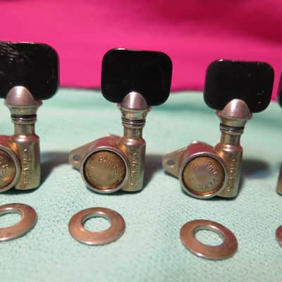 RARE vintage 1963 Grover Pat Pend nickel tuners for Gibson Les Paul es 335 175 sg flying v 330 image 3