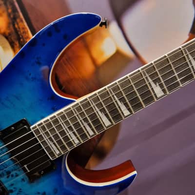 Ibanez GRGR221PA-AQB GIO E-Guitar 6 String Aqua Burst image 2