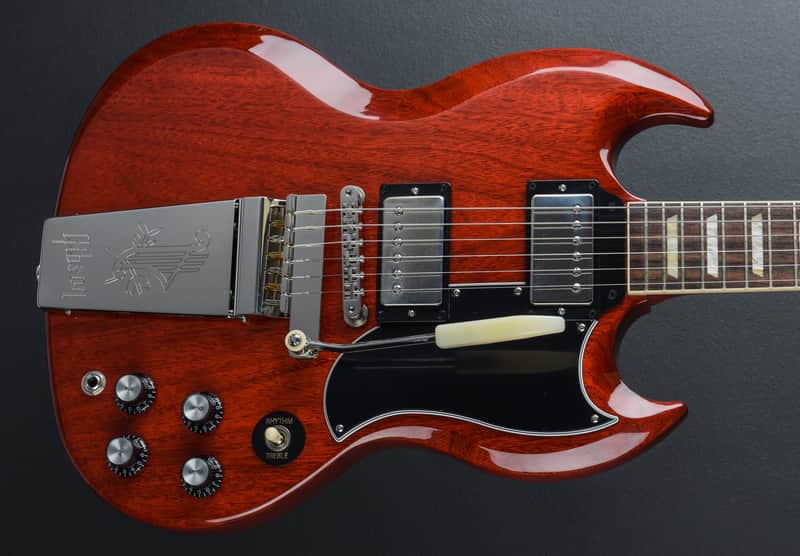 Gibson USA SG Standard '61 Maestro Vibrola - Vintage Cherry image 1