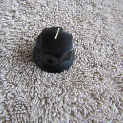 Fender Jazz Bass Knob 60's/70's Black Set Screw Vintage Jazz Bass Knob Fits Mustang & Musicmaster image 1