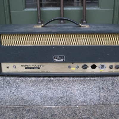 Marshall JMP 1972 Super PA 50 4-Channel 50-Watt Amp Head 1967 - 1975 image 5