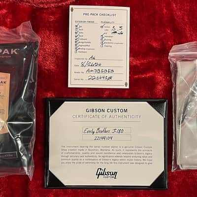 Gibson Everly Brothers J-180 Ebony (104) image 8