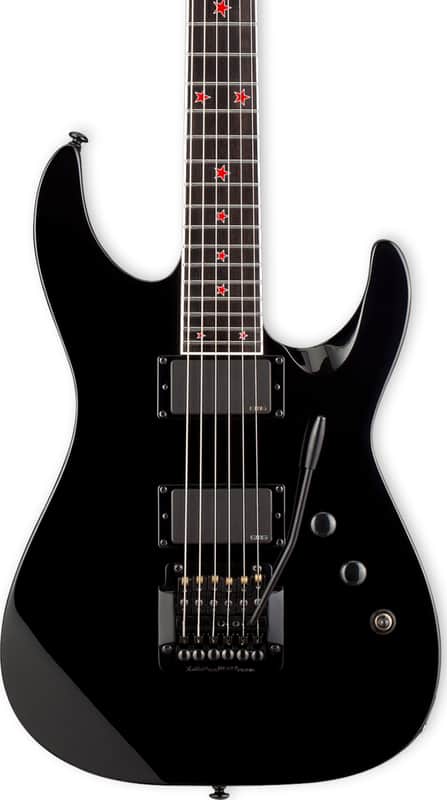 ESP LTD JH-600 CTM Jeff Hanneman Signature Electric Guitar, Ebony Fingerboard, Black image 1