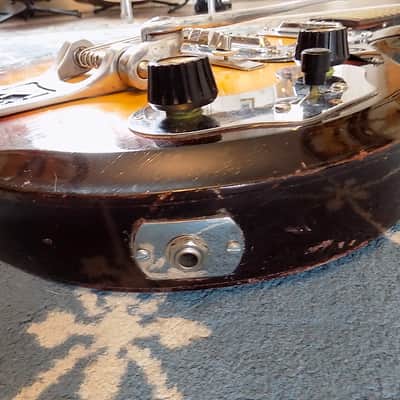 Magnatone Mark V  1957 Sunburst RARE Block Inlays w/Original HSC image 19