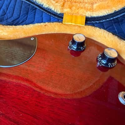 Gibson Custom Shop '63 SG Junior Reissue Lightning Bar 2020 - Present - Cherry Red image 4