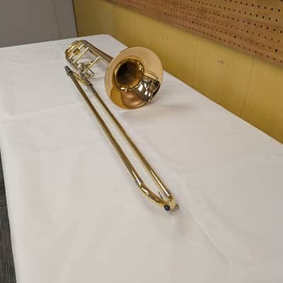 Yamaha Xeno YSL-882GO Tenor Trombone – Large Bore Open Wrap – Excellent Condition SM#4754 image 3