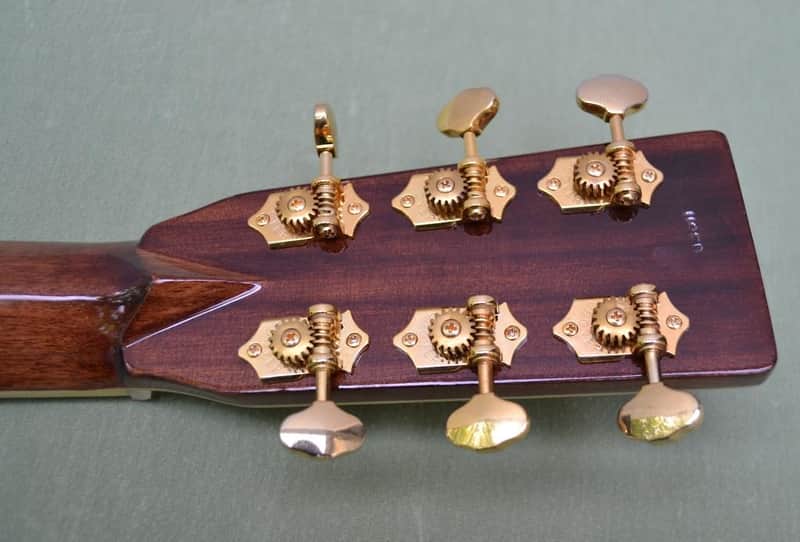 Recording King RD-227 All Solid Dreadnought Guitar with Abalone
