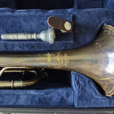 Bach Mercedes New York Bb Trumpet 1st Valve Trigger 3rd Valve Slide 1934 image 17