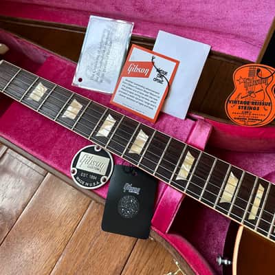 2020 Gibson Custom Shop ‘59 Reissue R9 CME Carmelita Neck - Slow Iced Tea Fade image 25