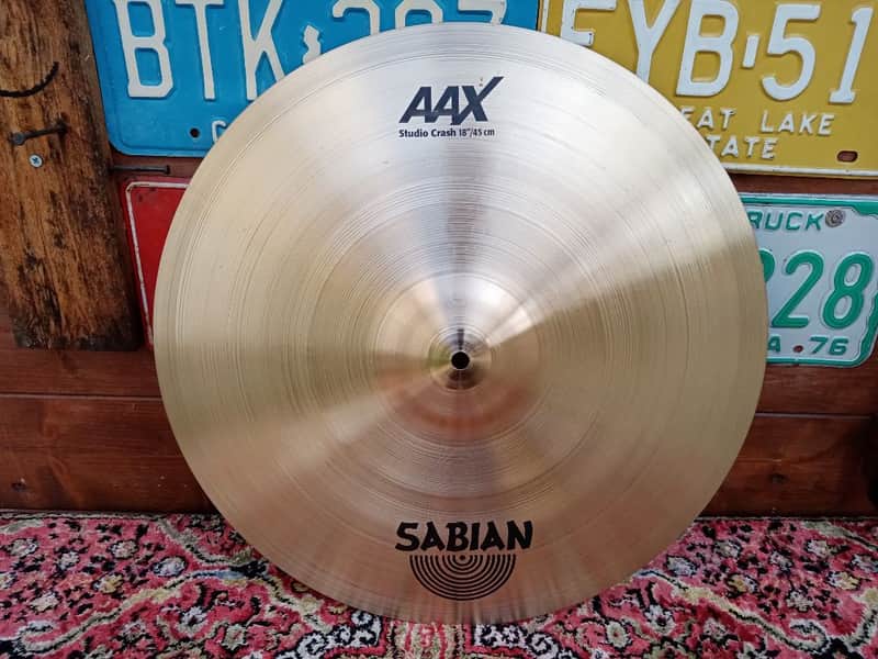 SABIAN AAX 18” Studio Crash. Nuovo. image 1