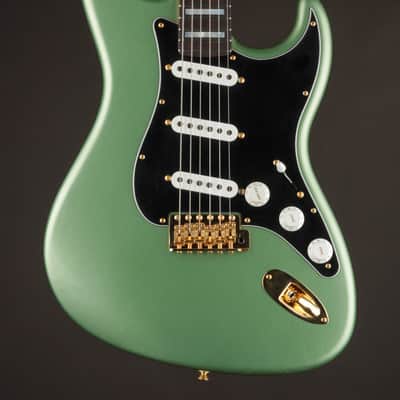 Fender Masterbuilt Kyle McMillin Offset Stratocaster Sage Green Metallic/DLX Closet Classic image 1